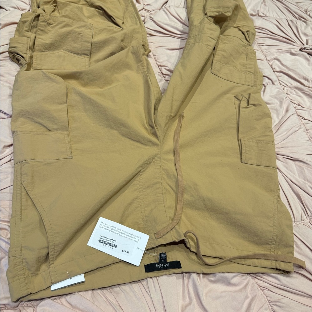 AFRM Tan Cargo Pants - Picture 4 of 8